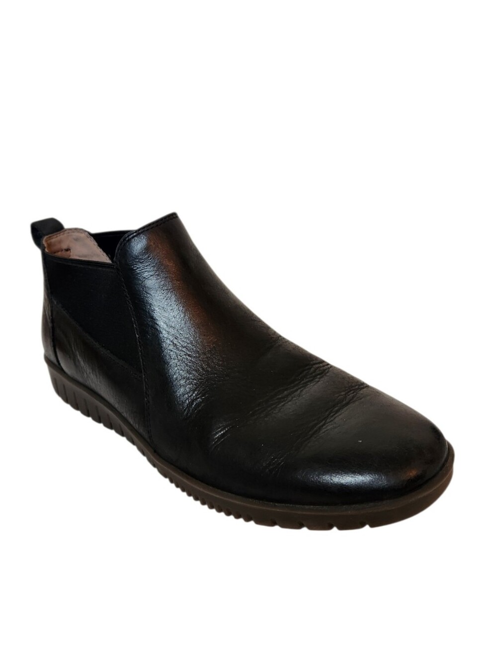 Dansko Louisa Black Leather Ankle Boots Size EU 39